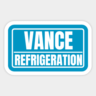 Vance Refrigeration Sticker